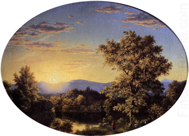 Twilight among the Mountains, Frederic Edwin Church